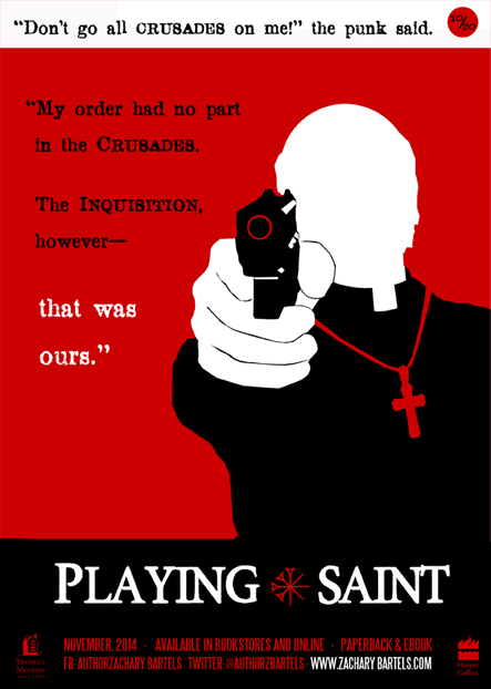 Playing Saint. Don't go all crusades on me, the punk begged. Crusades? Father Ignatius said. My order had nothing to do with the Crusades. The Inquisition, however. . . that was ours.